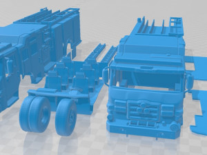 Pierce Vienna Pumper Fire Truck 2014 Printable 3D प्रिंट मॉडल