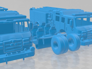 Pierce Vienna Pumper Fire Truck 2014 Printable Model Cetak 3D