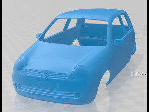 Volkswagen Lupo 1998 Printable Body Car Modelo de impresión 3D