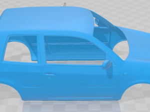 Volkswagen Lupo 1998 Printable Body Car 3D Принт Модель