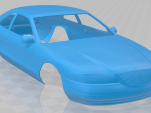 Lincoln Mark 1998 Printable Body Car Model Cetak 3D