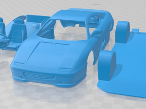 Ferrari F355 F1 Berlinetta 1998 Printable Car Modelo de impresión 3D