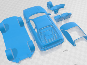 Ferrari F355 F1 Berlinetta 1998 Printable Car Model do druku 3D