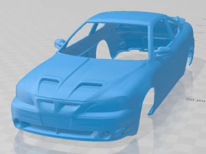 Pontiac Grand Am Coupe 1999 Body Mobil Cetak Model Cetak 3D