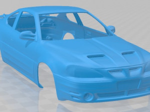 Pontiac Grand Am Coupe 1999 Printable Body Car 3D Baskı Modeli
