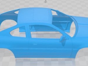 Pontiac Grand Am Coupe 1999 Printable Body Car 3D Baskı Modeli