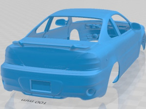 Pontiac Grand Am Coupe 1999 Printable Body Car 3D Baskı Modeli