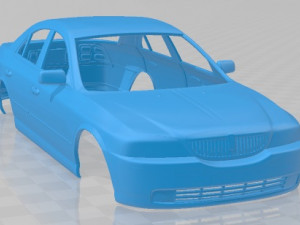 Lincoln LS 1999 Printable Body Car 3D Druckmodell