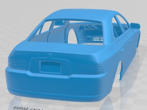 Lincoln LS 1999 Printable Body Car 3D Druckmodell