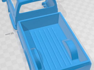 F 350 SuperDuty Regular Cab 1999 Printable Body Car 3D प्रिंट मॉडल