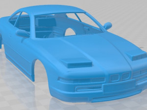 8 Series 1999 Printable Body Car Modèles 3D en vedette