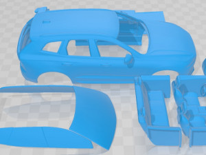 Volvo XC60 2018 Printable Car 3D प्रिंट मॉडल