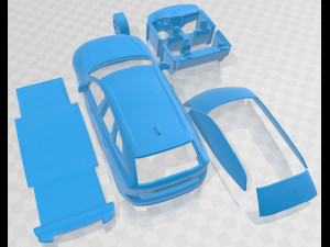 Volvo XC60 2018 Printable Car 3D प्रिंट मॉडल