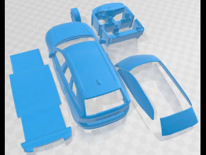 Volvo XC60 2018 Printable Car 3D Print Model