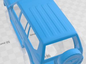 Toyota Land Cruiser Prado J90 1999 Printable Body Car Modelo de Impressão 3D