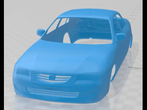 Mazda 626 GF Berline 1997 Carrosserie imprimable Modèles 3D en vedette