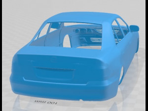 Mazda 626 GF Sedan 1997 Printable Body Car Modelo de Impressão 3D