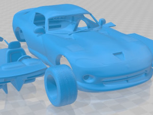 Dodge Viper GTS 1998 Printable Car 3D 프린트 모델