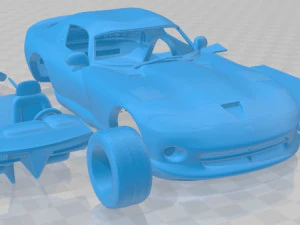 Dodge Viper GTS 1998 Printable Car 3D Print Model