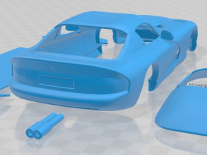 Dodge Viper GTS 1998 Printable Car 3D 프린트 모델