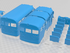 Chevrolet 4500 School Bus 1956 Printable 3D-printmodel
