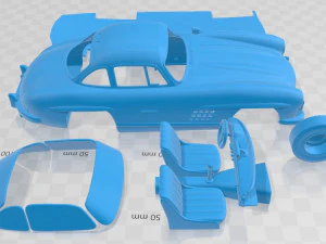 Mercedes Benz 300 SL Gullwing 1954 Printable Car 3D Print Model