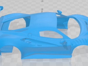 Ferrari 488 GT3 Evo 2020 Printable Body Car 3D Принт Модель