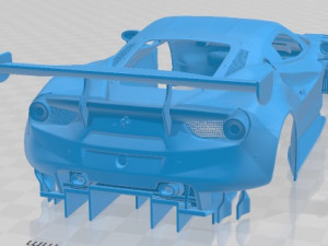 Ferrari 488 GT3 Evo 2020 Printable Body Car 3D Принт Модель