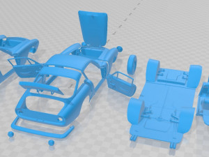 Ferrari 250 GT Berlinetta Lusso 1962 Printable Car Modelo de impresión 3D