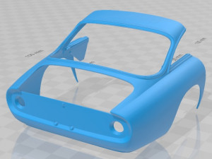 Ferrari 250 GT Berlinetta Lusso 1962 Printable Car Modelo de impresión 3D