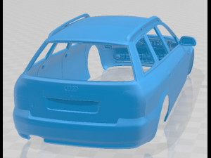 Audi A4 Avant 1999 Printable Body Car Modèles 3D en vedette