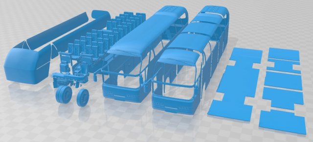 Neoplan Starliner N 516 SHD Bus 1995 Printable Modèles 3D en vedette .c4d .max .obj .3ds .fbx .stl .blend