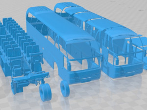 Neoplan Starliner N 516 SHD Bus 1995 Printable Modèles 3D en vedette