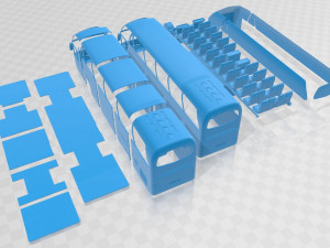 Neoplan Starliner N 516 SHD Bus 1995 Printable Modèles 3D en vedette