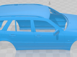 Mercedes Benz C Class S202 Estate 1997 Printable Body Car 3D 打印模型