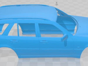 Mercedes Benz C Class S202 Estate 1997 Printable Body Car 3D Print Model