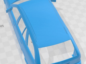 Mercedes Benz C Class S202 Estate 1997 Printable Body Car 3D 打印模型
