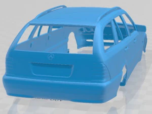 Mercedes Benz C Class S202 Estate 1997 Printable Body Car 3D Print Model