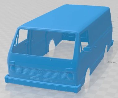 Volkswagen LT 31 1975 Printable Body Van 3D Print Model .c4d .max .obj .3ds .fbx .stl .blend 