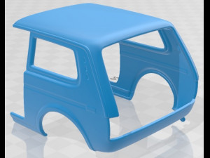 VAZ Lada Niva 4x4 Urban 2019 Printable Car 3D Baskı Modeli