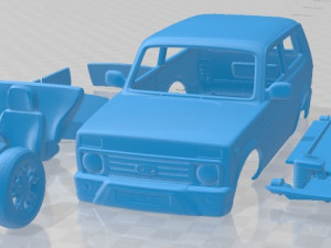 VAZ Lada Niva 4x4 Urban 2019 Printable Car Modelo de impresión 3D