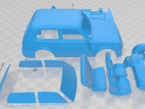 VAZ Lada Niva 4x4 Urban 2019 Printable Car Modèles 3D en vedette