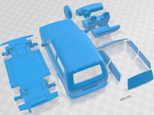 VAZ Lada Niva 4x4 Urban 2019 Printable Car Modèles 3D en vedette