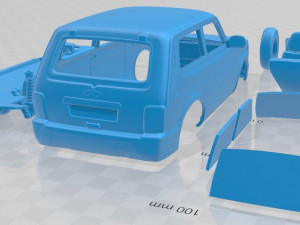 VAZ Lada Niva 4x4 Urban 2019 Printable Car Modèles 3D en vedette