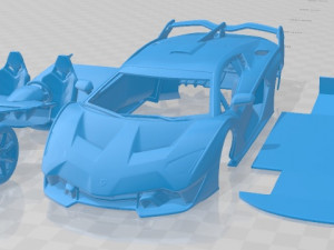 SC18 2019 Printable Car 3D Print Model