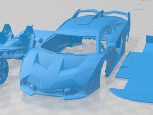 SC18 2019 प्रिंट करने योग्य कार 3D प्रिंट मॉडल