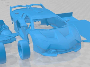 SC18 2019 Printable Car 3D Print Model