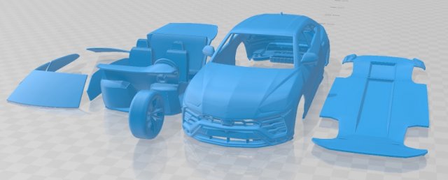 Urus 2019 Printable Car Modèles 3D en vedette .c4d .max .obj .3ds .fbx .stl .blend 