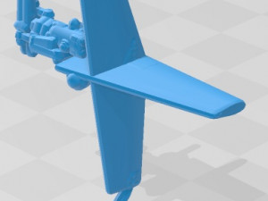 Helicopter Robinson R22 Red Printable Modello di stampa 3D