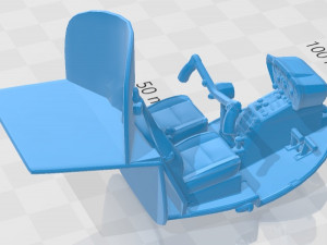 Helicopter Robinson R22 Red Printable Modello di stampa 3D